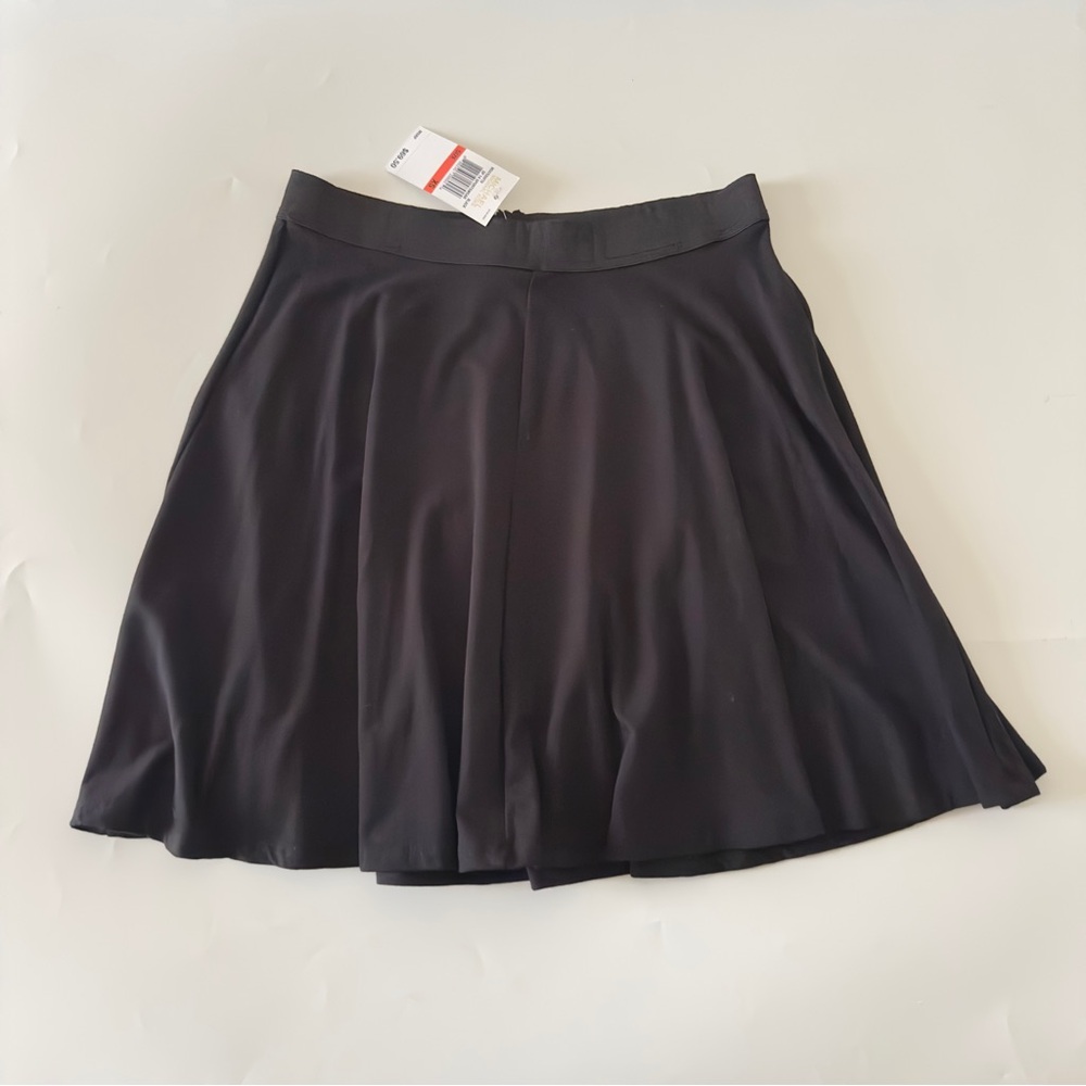 Michael Kors Black Mini Skater Skirt with Elastic Waistband, Women’s Casual XS - Picture 1 of 6